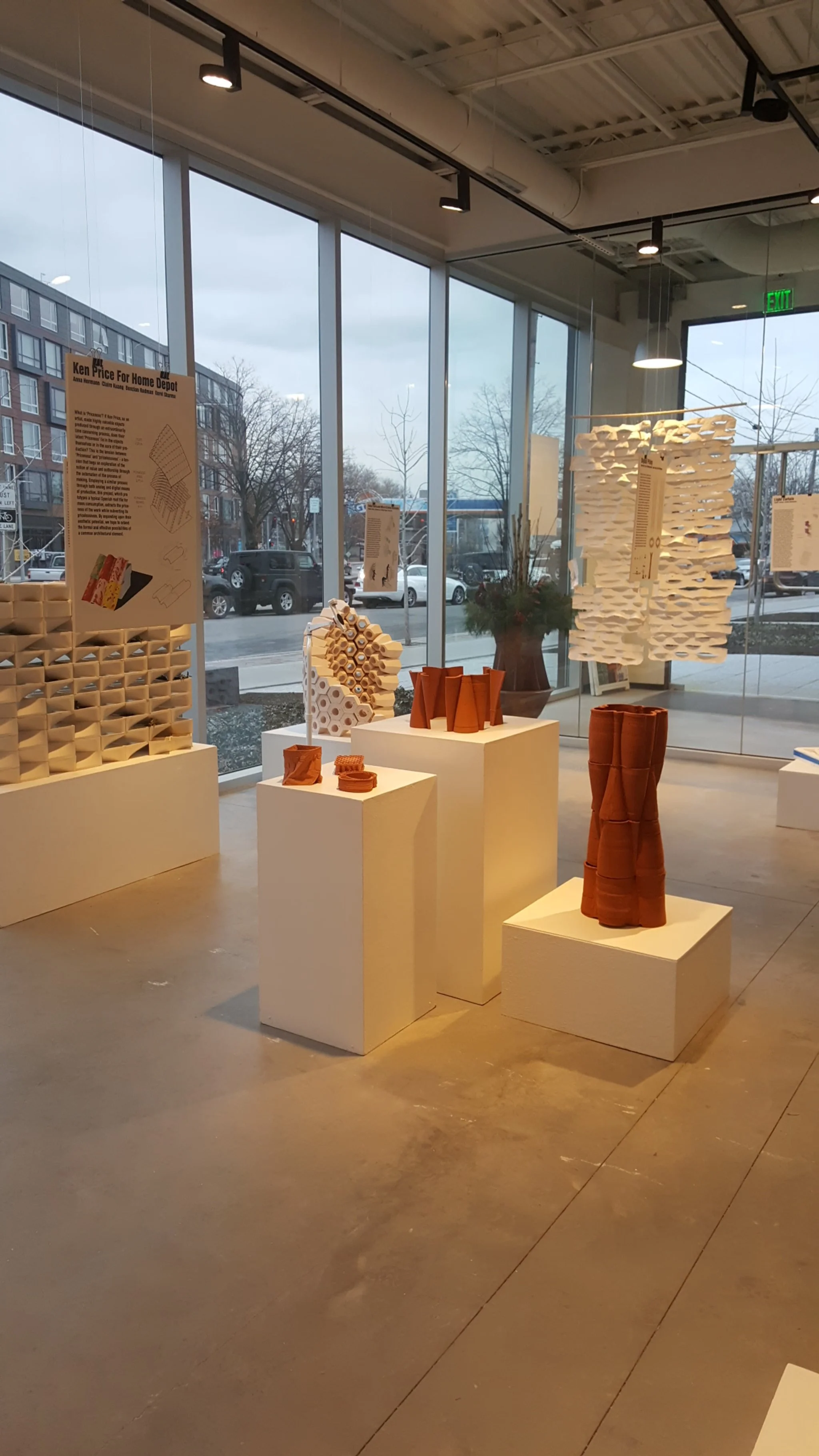 Exhibition install, gallery view